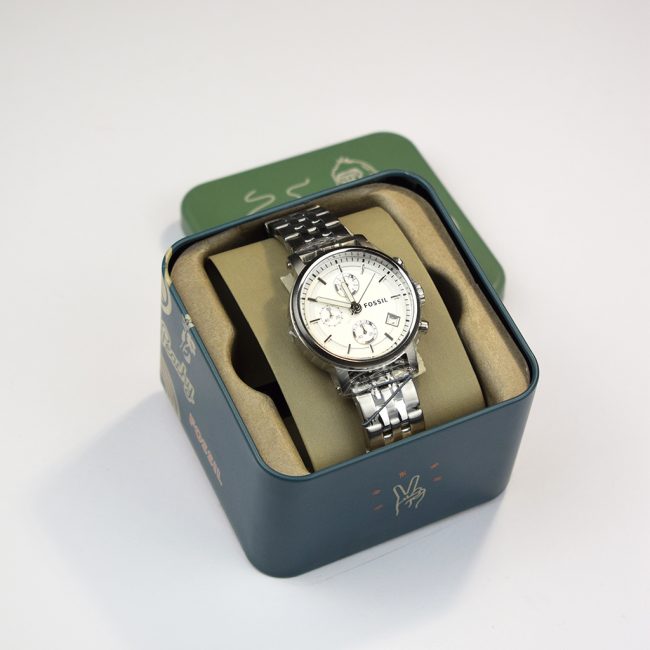 Fossil Chronograph Stainless Steel Ladies ženski sat sa metalnom narukvicom