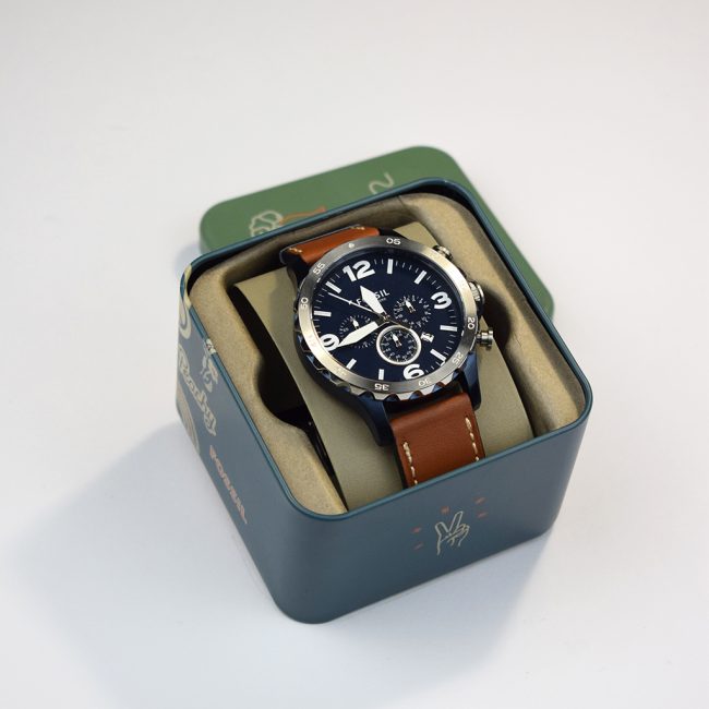 Fossil Nate Chronograph Brown