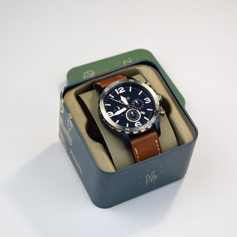 Fossil Nate Chronograph Brown