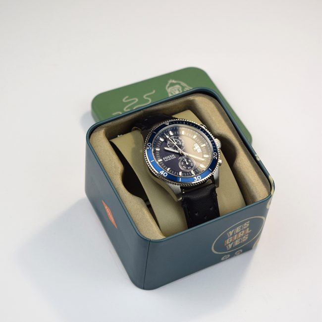 Fossil Wakefield Watch muški sat sa crnom narukvicom