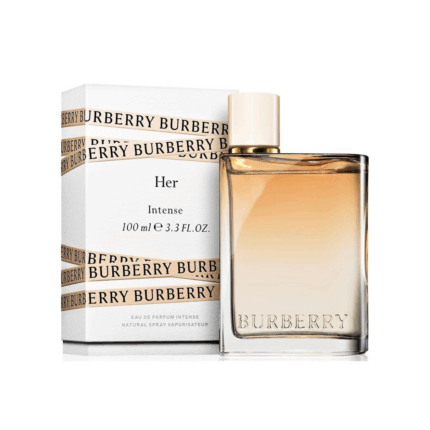 Burberry Her Intense parfem 100ml – elegantna bočica tamne nijanse sa prepoznatljivim Burberry dizajnom za žene