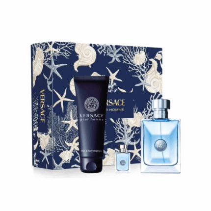 Versace Homme Set – elegantan muški poklon set sa parfemom i losionom, u prepoznatljivom Versace stilu