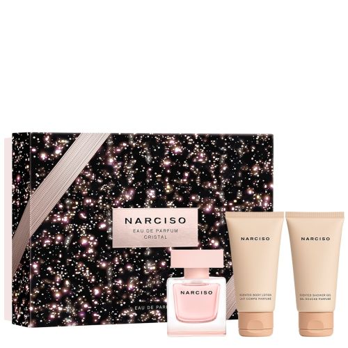 Narciso Rodriguez Cristal Set – parfem, losion i gel za tuširanje Narciso Rodriguez Cristal set EDP 50ml sa losionom i gelom za tuširanje